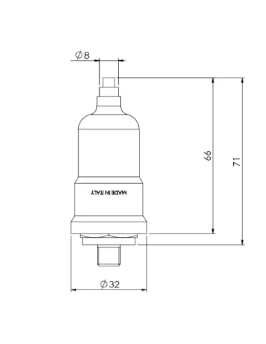 Гумовий ковпачок для реле тиску
